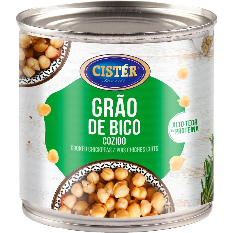 Grão De Bico Cozido 850 g