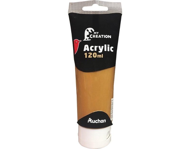 Tinta Acrílica Auchan Dourado 120 ml