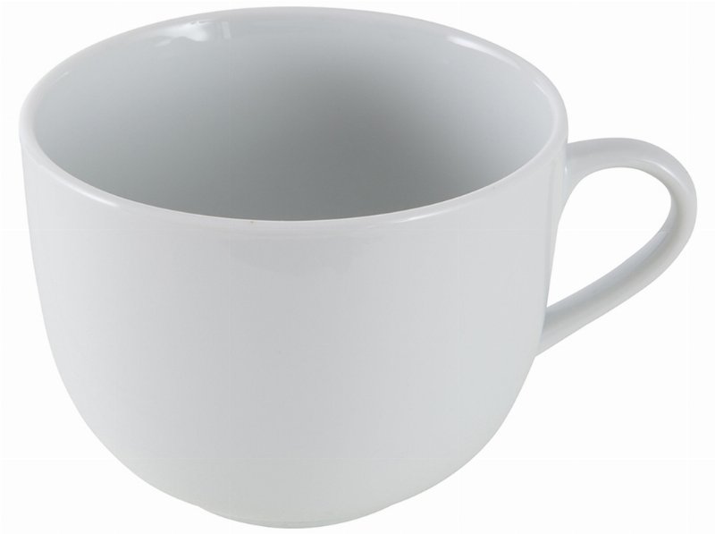 Caneca Jumbo Olympia Actuel Branco Porcelana 600 ml