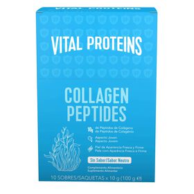 Suplemento Péptidos De Colagénio Sabor Neutro Sem Glúten Saquetas Vital Proteins 10 X 10 gr