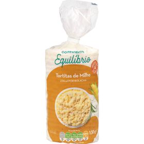 Tortitas De Milho Com Sal Sem Glúten Continente Equilíbrio 130 gr