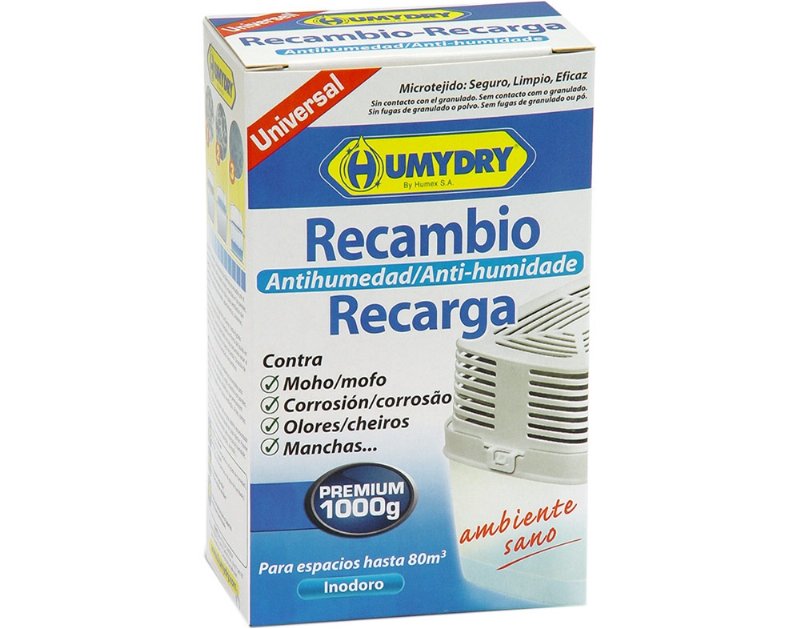 Recarga Para Desumidificador Humydry Magnum 1 kg