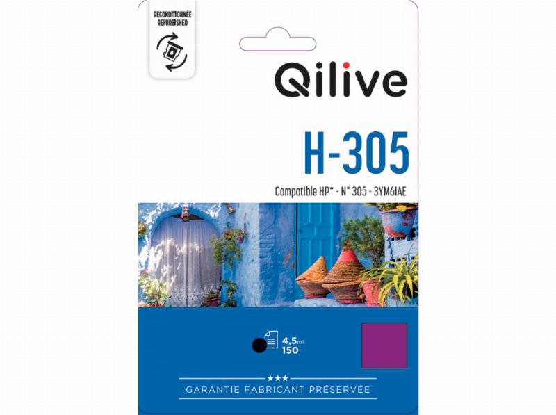 Tinteiro Compativel Qilive Hp 305 Preto