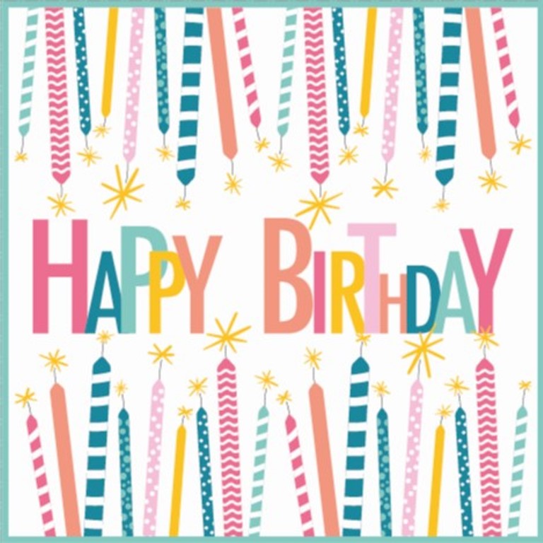 Guardanapo Happy Birthday Actuel Folha Tripla 33X33Cm 20 Unidades