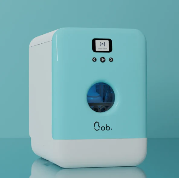 Daan Tech Máquina De Lavar Loiça Portátil Bob Branco/Azul Gelo
