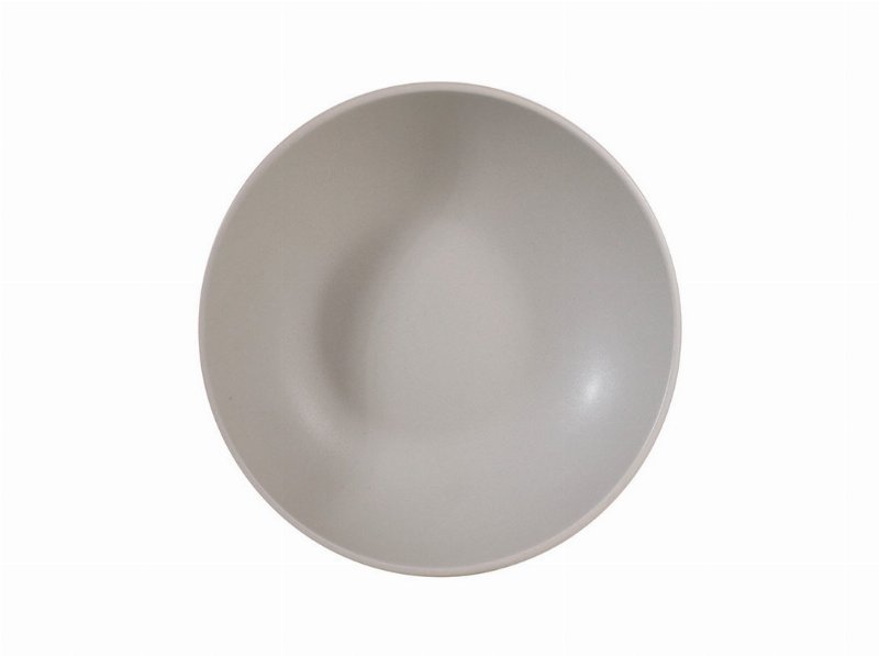 Conjunto 4 Pratos Sopa Grés Actuel Branco / Bege Ø20Cm
