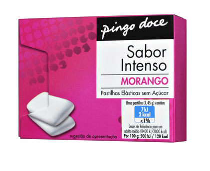 Pastilhas Elásticas Recheadas Morango Pingo Doce 0.026Kg