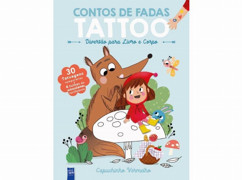 Livro Contos De Fadas - Tattoo - Capuchinho Vermelho
