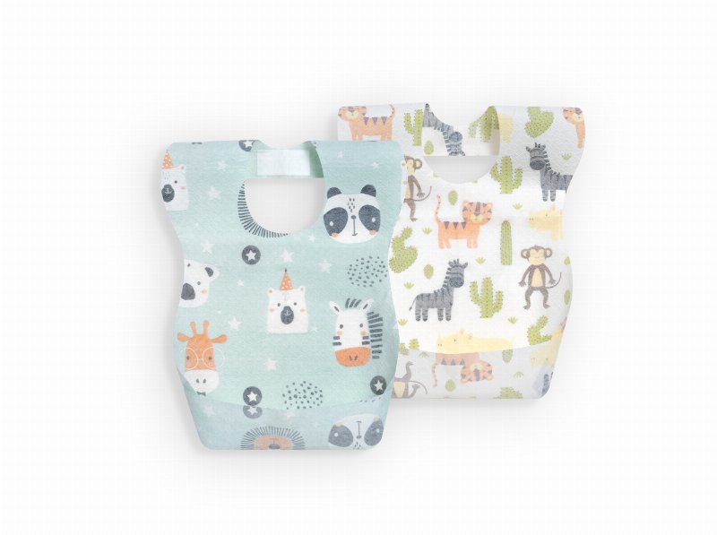 Conjunto De 10 Babetes Interbaby Descartáveis