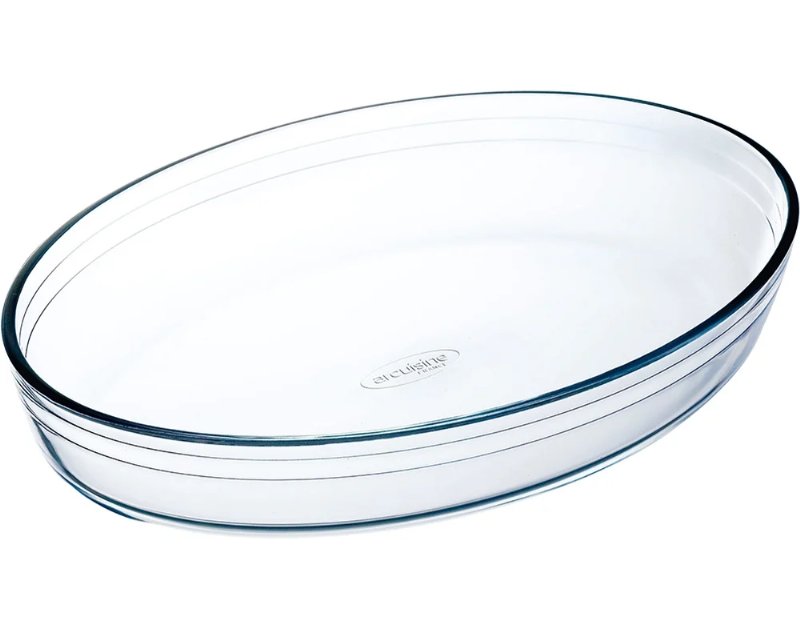 Assadeira Arcuisine Vidro Oval 39X27Cm