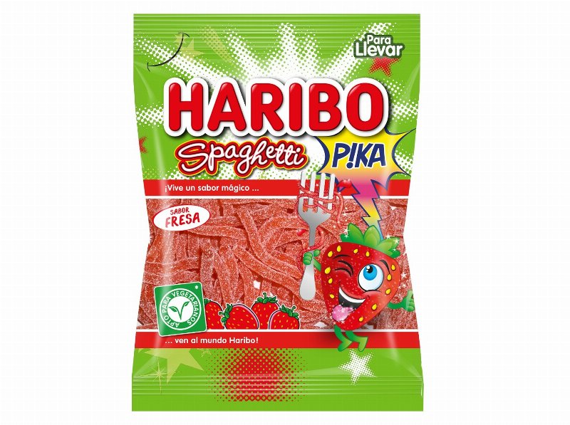 Gomas Haribo Spaguetti Fresa 75 g