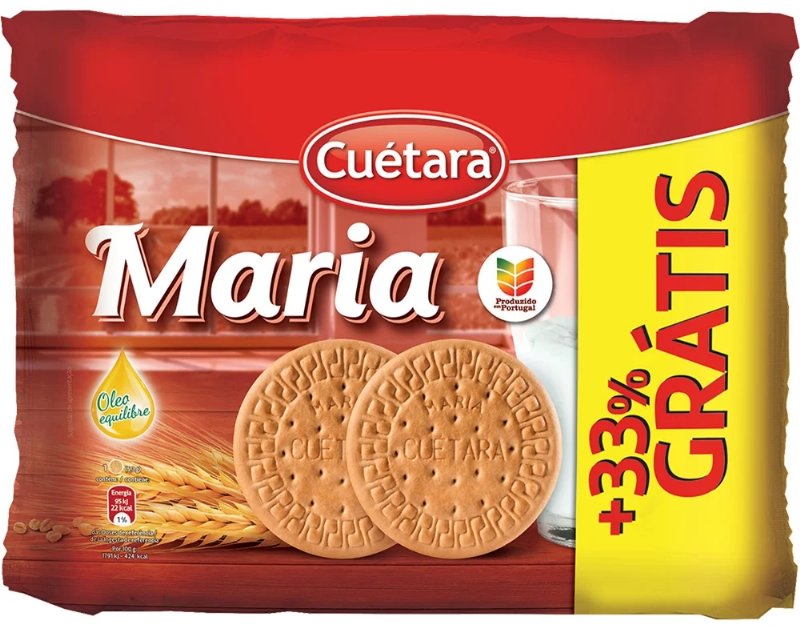 Bolacha Cuétara Maria 4X200 g Pack + 33% Grátis