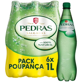 Água Com Gás Pedras Salgadas 6 X 1 Lt