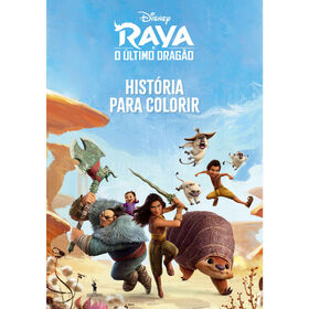 Raya E O Último Dragão - História Para Colorir