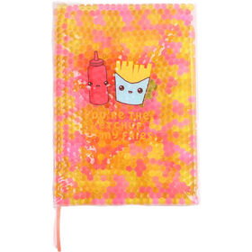 Caderno A5 Pautado Capa Squichy 80 Folhas Fun Food 1 Un