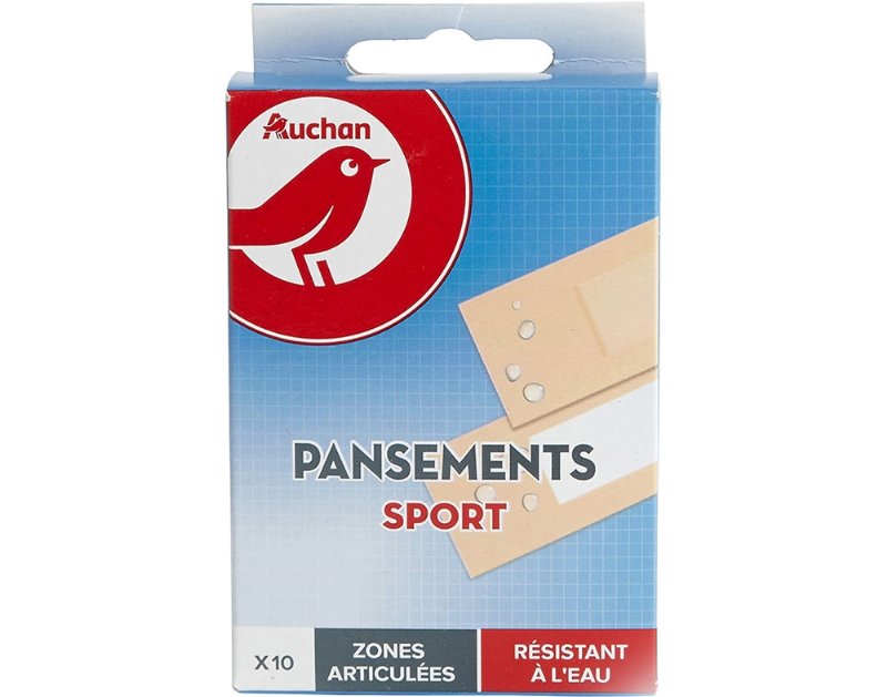 Pensos Auchan Desportivos Extra Forte 10Un