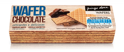 Bolachas Wafer Chocolate Pingo Doce 0.25Kg
