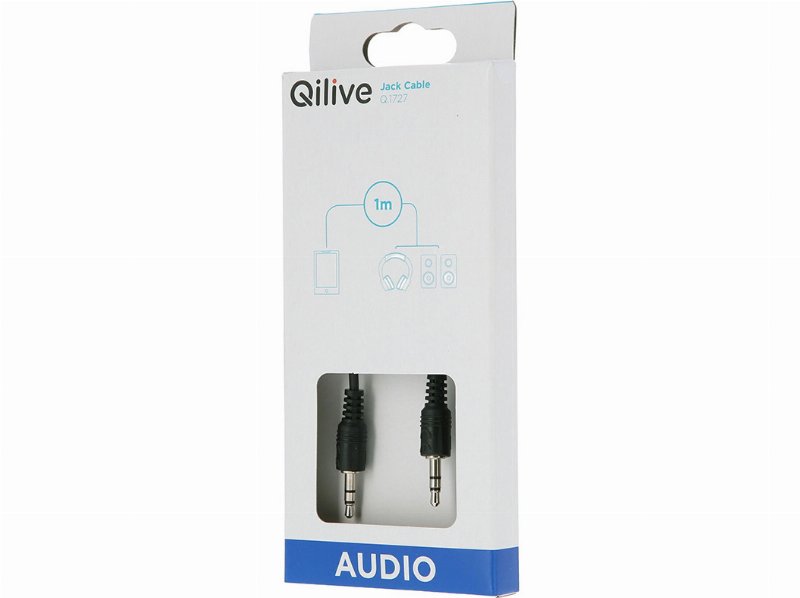 Cabo Qilive G4217916 35 Stereo Mm Preto 1M