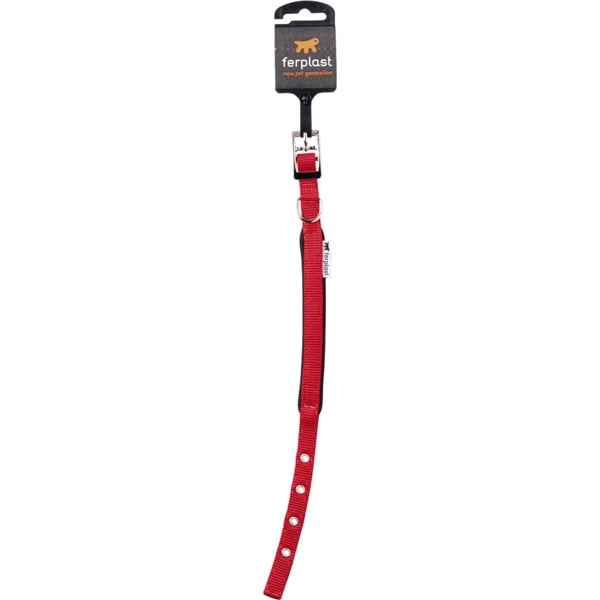 Coleira Daytona Para Cão Vermelha 1,5 Cm De Largura E 35 Cm De Comprimento 1 unidade