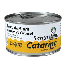 Atum Posta Em Óleo De Girassol Santa Catarina 375 gr (Peso Escorrido 250 gr)