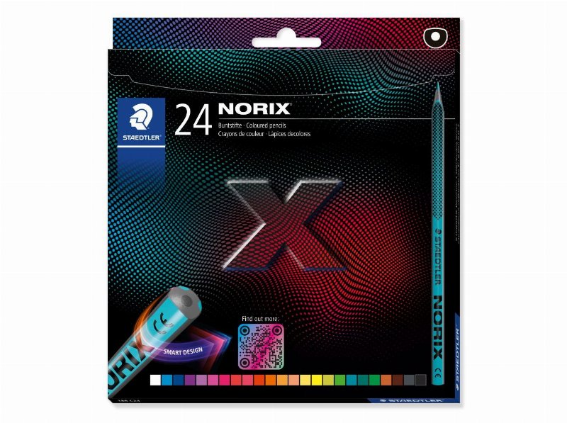 Caixa De 24 Lápis Cor Staedtler Norix