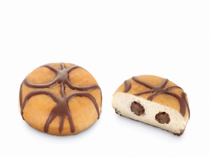 Bola De Berlim Açucarada Com Recheio De Chocolate Un
