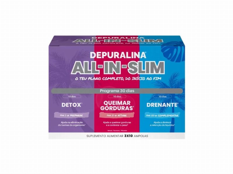 Suplemento Depuralina All-In-Slim 10X3 Amp