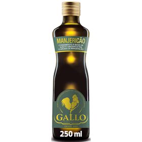 Condimento Azeite Virgem Extra Aroma Manjericão Gallo 25 cl