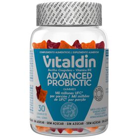 Gomas Suplemento Probiótico Sem Açúcar Vitaldin 30 Un