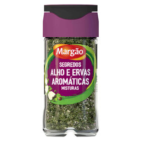 Alho E Ervas Aromáticas Em Frasco Margão 40 gr