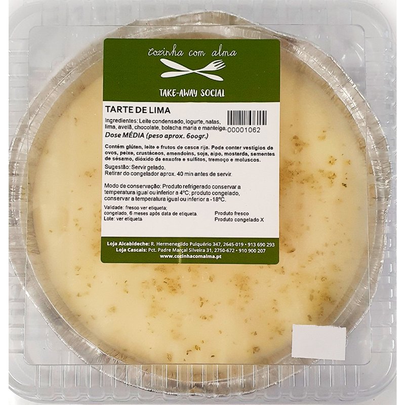Tarte De Lima 1 Dose 4/6 Pessoas 650 g