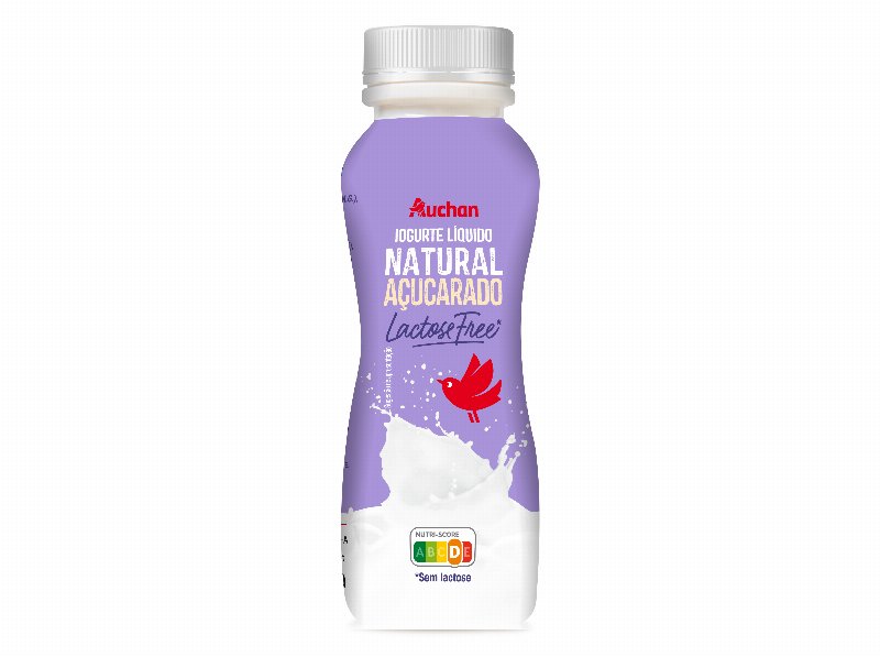 Iog Líquido Sem Lactose Auchan Natural Açúcarado 160 g