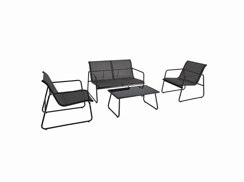 Conjunto De Jardim Gardenstar Mesa+2 Cadeirões+Sofá 4 Peças