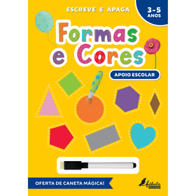 Escreve E Apaga - Formas E Cores 3-5 Anos