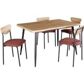 Conjunto Mesa E 4 Cadeiras Barbera Kasa