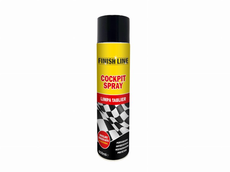 Limpeza De Cockpit Silicone Spray 600 ml