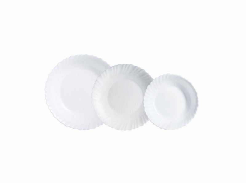 Serviço De Loiça Luminarc Branco 18 Peças
