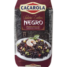 Arroz Vaporizado Negro Integral Extra Longo Caçarola 500 gr