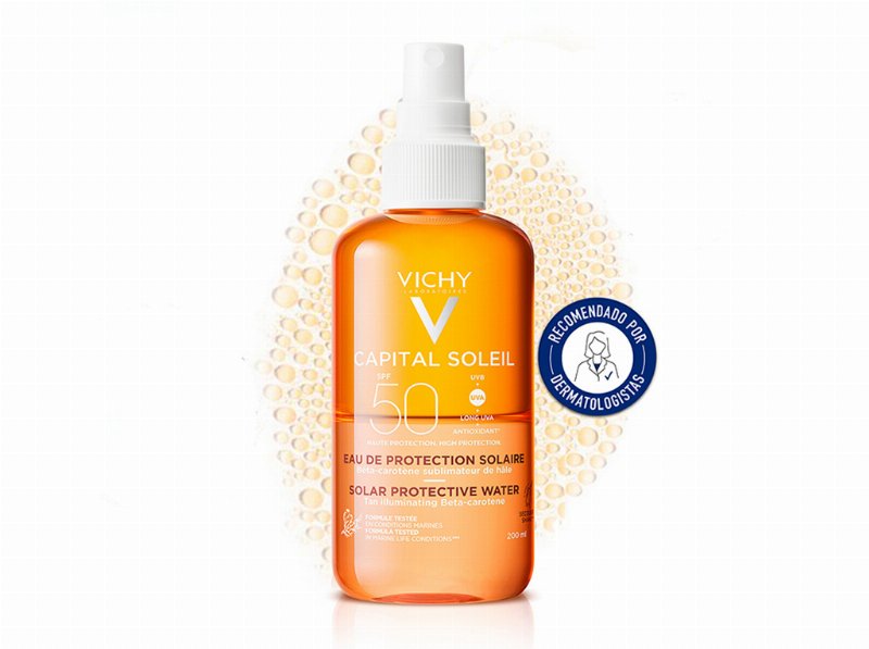 Agua Bronzeadora Vichy Soleil Bronze Spf50 200 ml