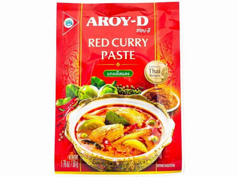 Pasta Caril Aroy-D Vermelho 50 g