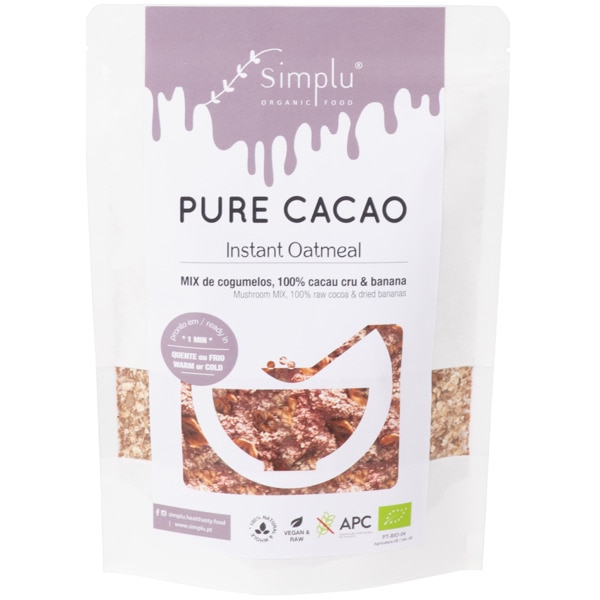 Pure De Cacau Instantâneo Vegan Sem Glúten Biológico 250 g