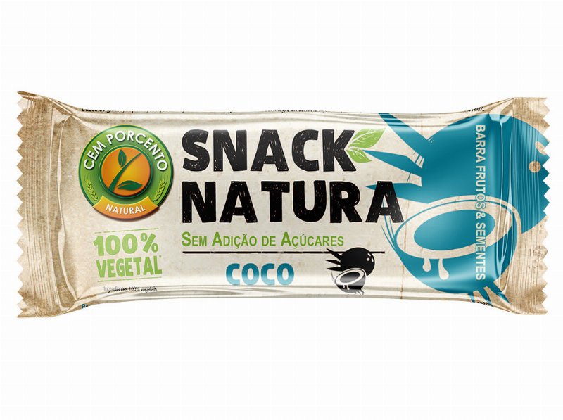 Barra Snack Natura Cemporcento Coco 30 g