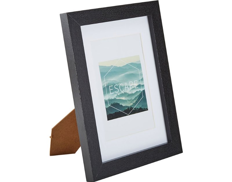 Moldura Actuel Em Mdf Preto 21X30Cm