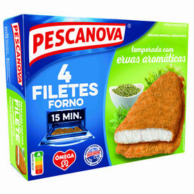 Filetes De Pescada Com Ervas Aromáticas Pescanova 400 gr (4 Un)