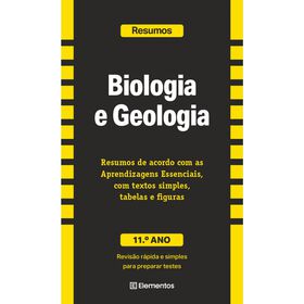 Resumos - Biologia E Geologia - 11.º Ano De Elementos