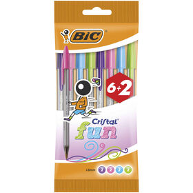 Esferográfica Cristal Fun Cores Pastel Bic