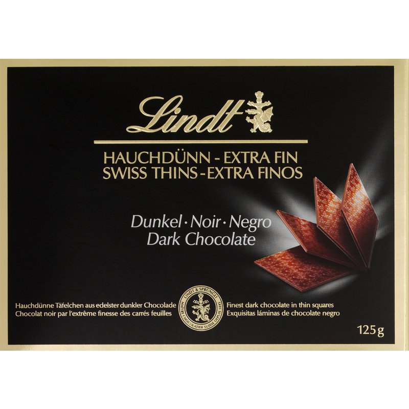 Chocolate Preto Swiss Thins 125 g