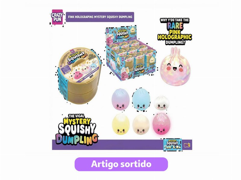 Holographic Dumpling Do Art 9.5 Cm Modelos Sortidos