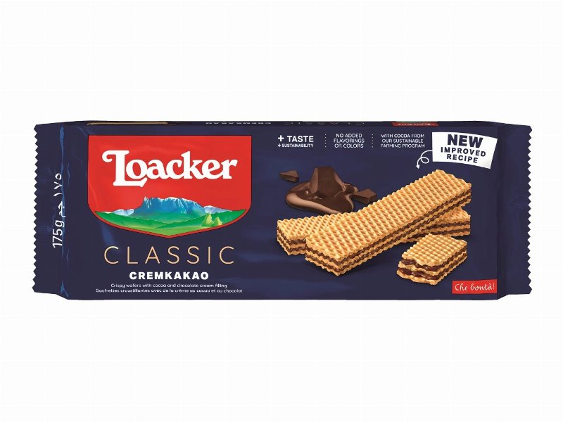 Bolacha Loacker Waffer Cacau 175 g