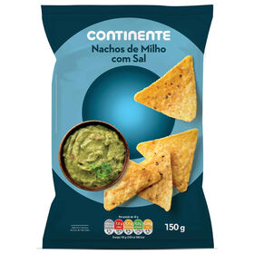 Nachos De Milho Com Sal Continente 150 gr